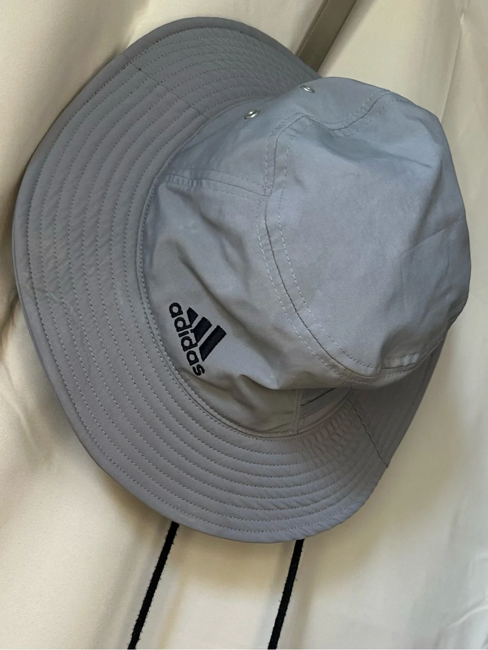 adidas Victory Bucket Hat in grey.
